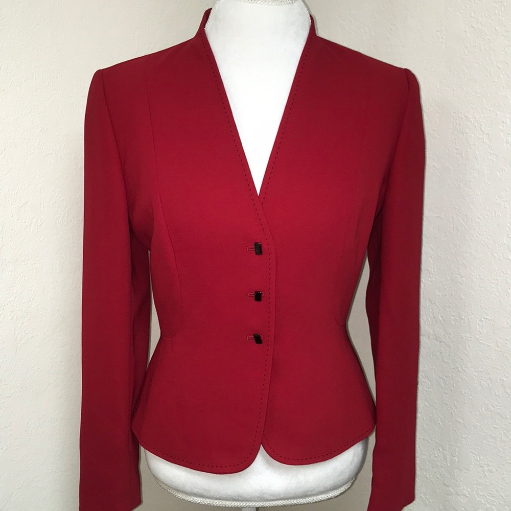 Tahari Red Blazer